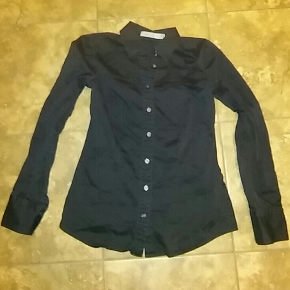 Black Button Down Blouse